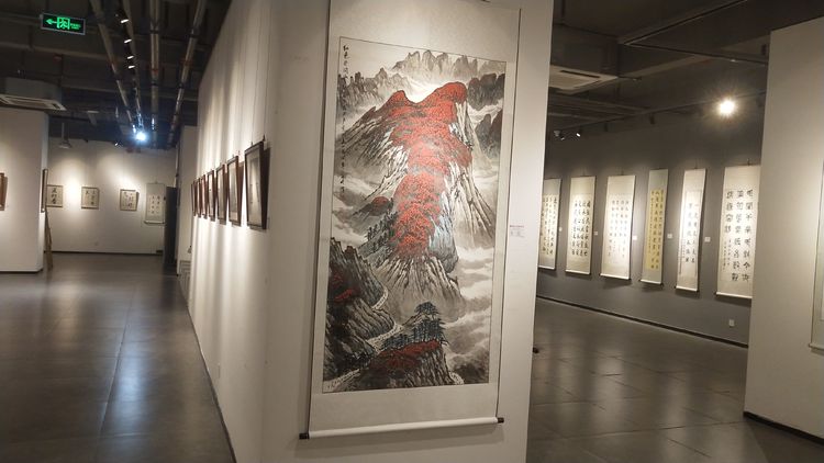 海南省卫生健康委员会庆祝中国共产党成立100周年暨“永远跟党”书法摄影绘画作品展开幕