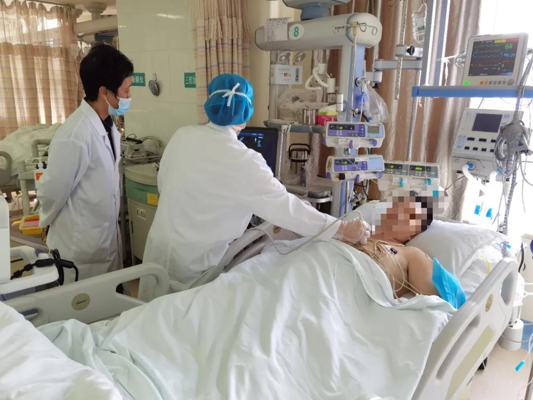 海南省人民医院多学科紧密协作成功救治一例急性心梗休克患者