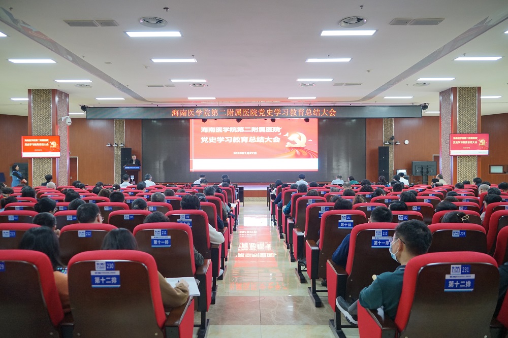 海医二院召开党史学习教育总结会议