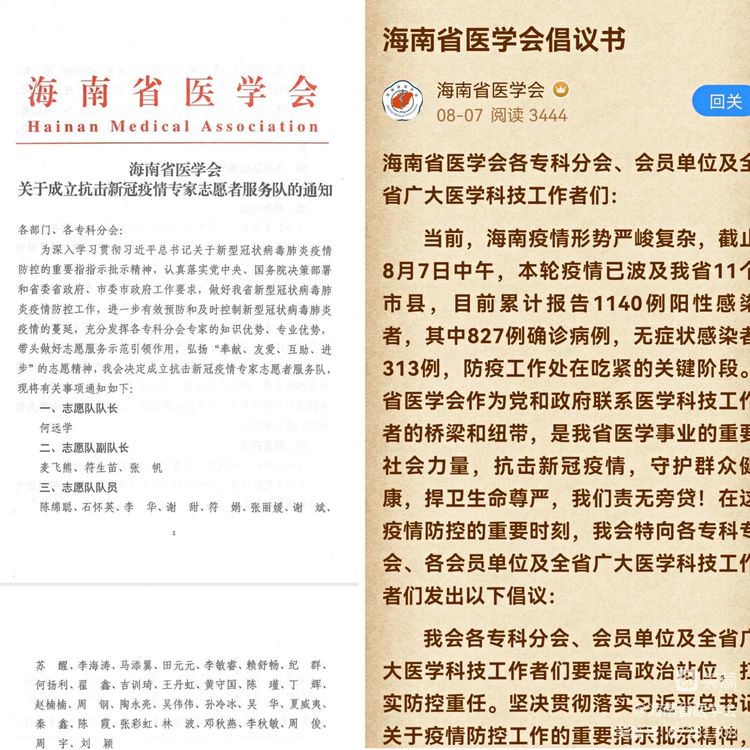 凝心聚力共抗疫，责任担当显风采——海南省医学会抗疫纪实