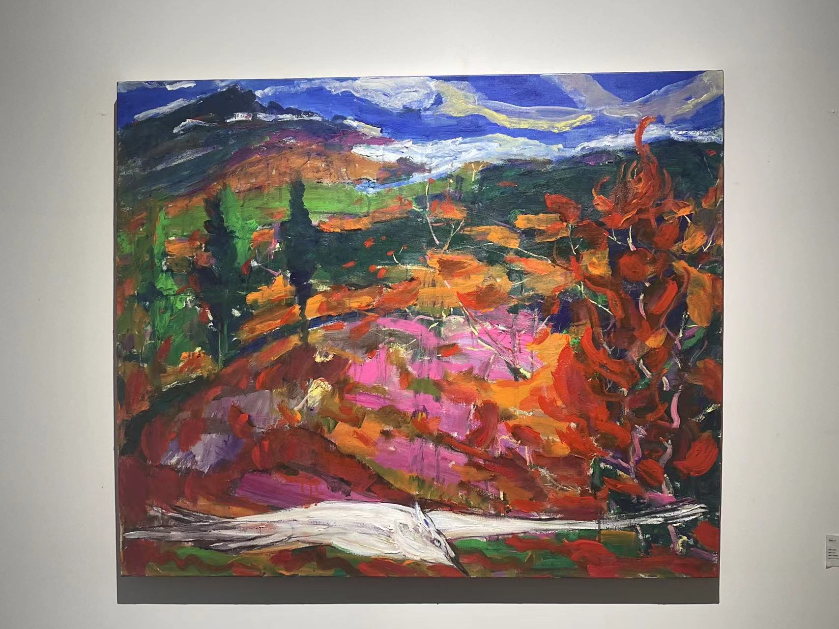 海南女画家冯桂兰油画作品展在海口开展