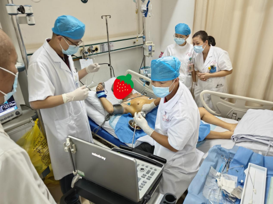 海南省人民医院定安分院成功开展超声引导下经皮肝穿刺置管引流术
