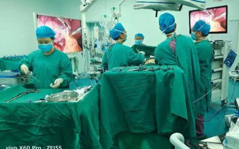 三亚市人民医院|四川大学华西三亚医院完成腹腔镜下第二、三肝门处巨大肝肿瘤切除手术