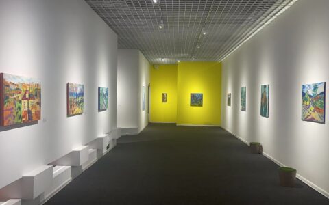 海南女画家冯桂兰油画作品展在海口开展
