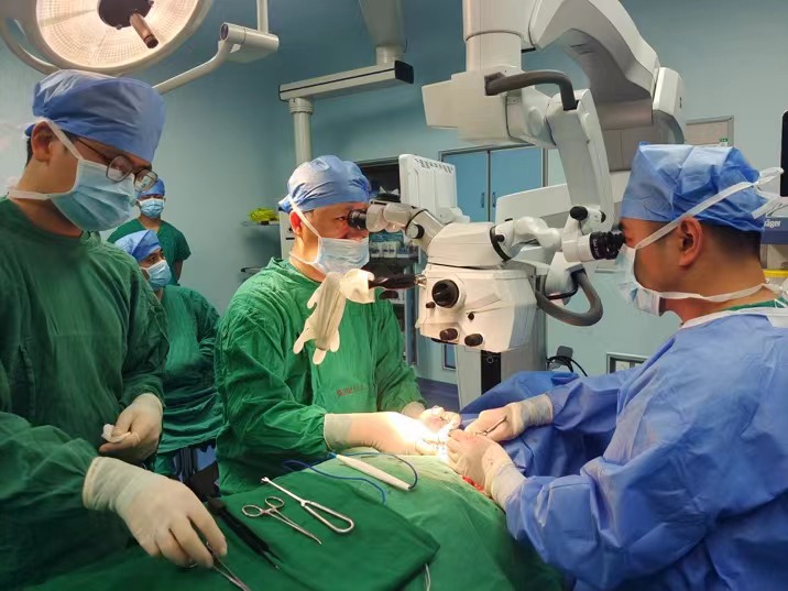 海医二院成功完成省内首例颈部LVA