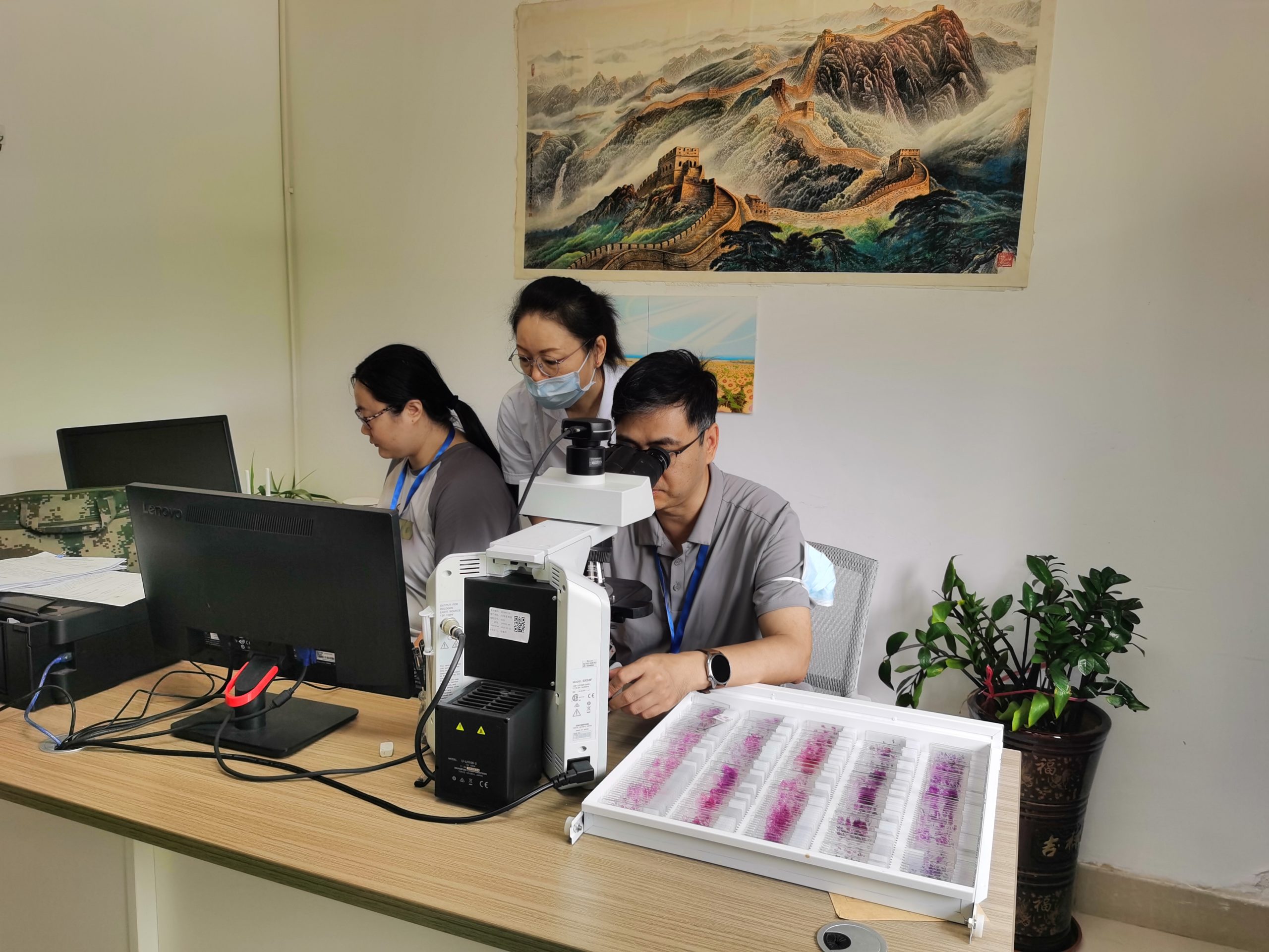 解放军总医院海南医院病理科开展首次院外巡检