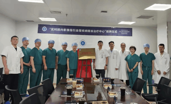 瑞金海南医院实时腔内影像指引血管疾病精准治疗中心揭牌
