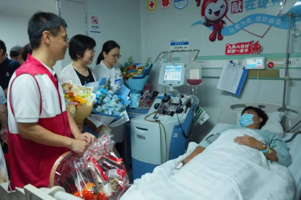 海医二院“中华骨髓库造血干细胞移植/采集医院”揭牌仪式