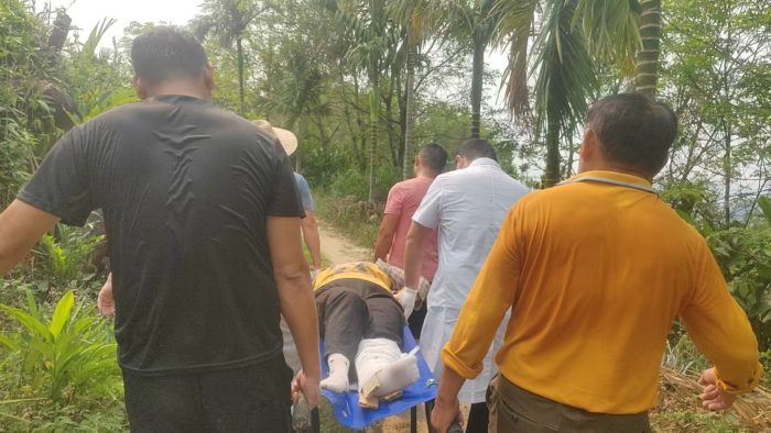 青山寄哀思 白衣守安康——屯昌县人民医院清明假期山间救援暖人心