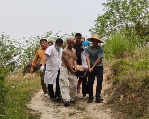 青山寄哀思 白衣守安康——屯昌县人民医院清明假期山间救援暖人心