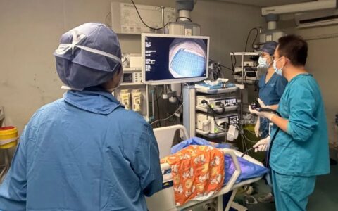7厘米竹条藏身直肠5天 海南专家内镜下巧“排雷”